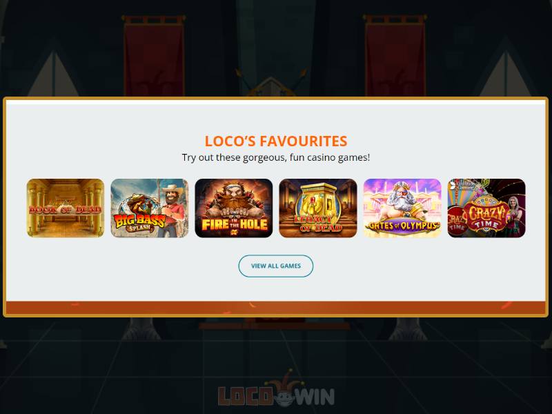 Spellen bij Locowin online casino